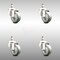 Service Caster 3 Inch 316SS Gray Polyurethane Wheel Swivel 3/8 Inch Threaded Stem Caster Set SCC-SS316TS20S314-PPUB-381615-4 - alternate 3